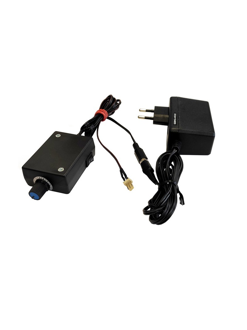 230V power supply unit for 12V fans with rpm controller and switch 