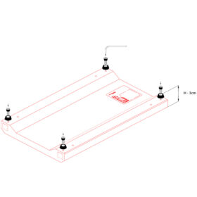 Skylight Hyperbar - gumové nožičky